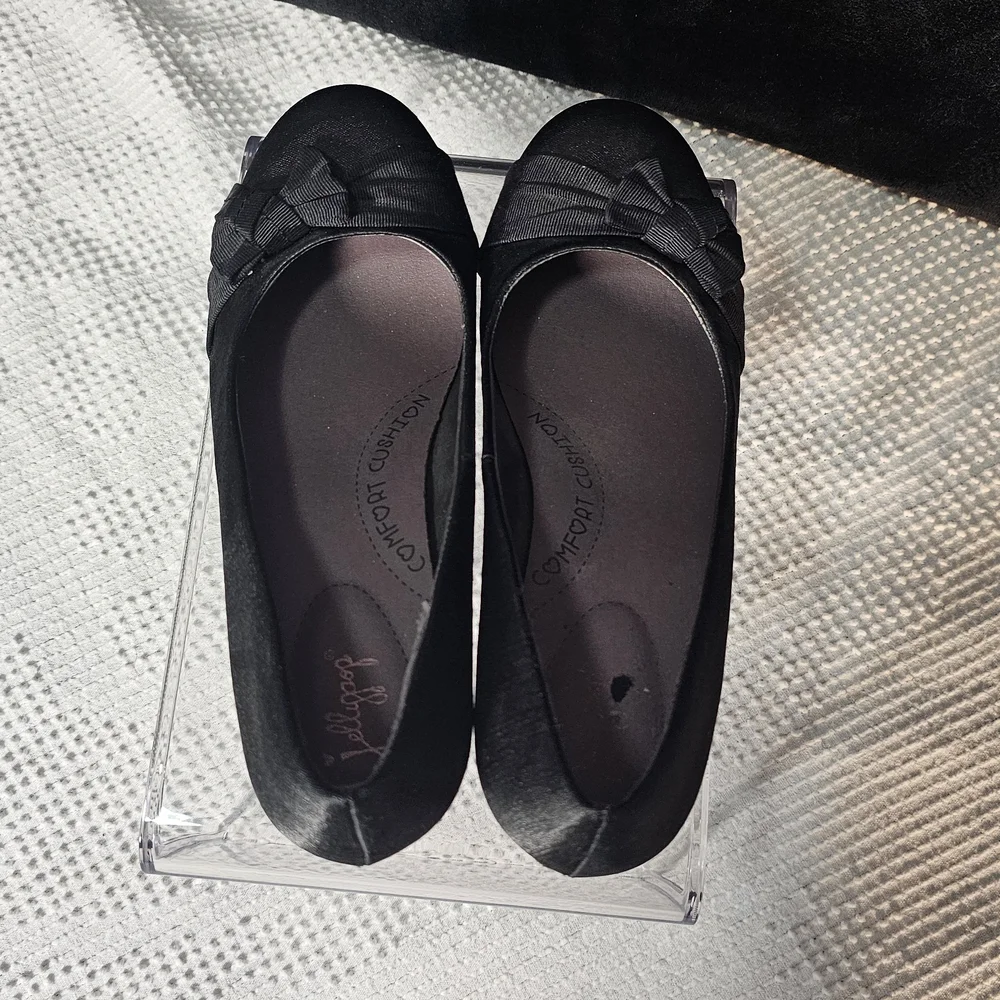 Black Jellypop Elva Dress Heel Size 9 Comfort Cushion Soles - Picture 4 of 10